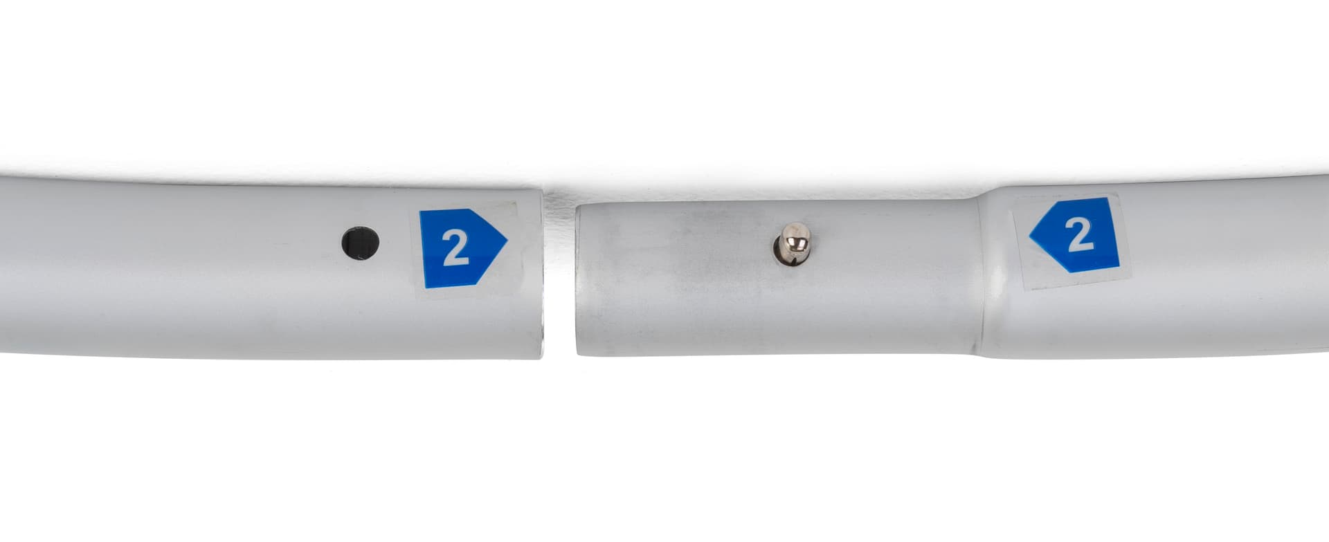 Semicircle changing room kit with simple push pin assembly and convenient number labels 