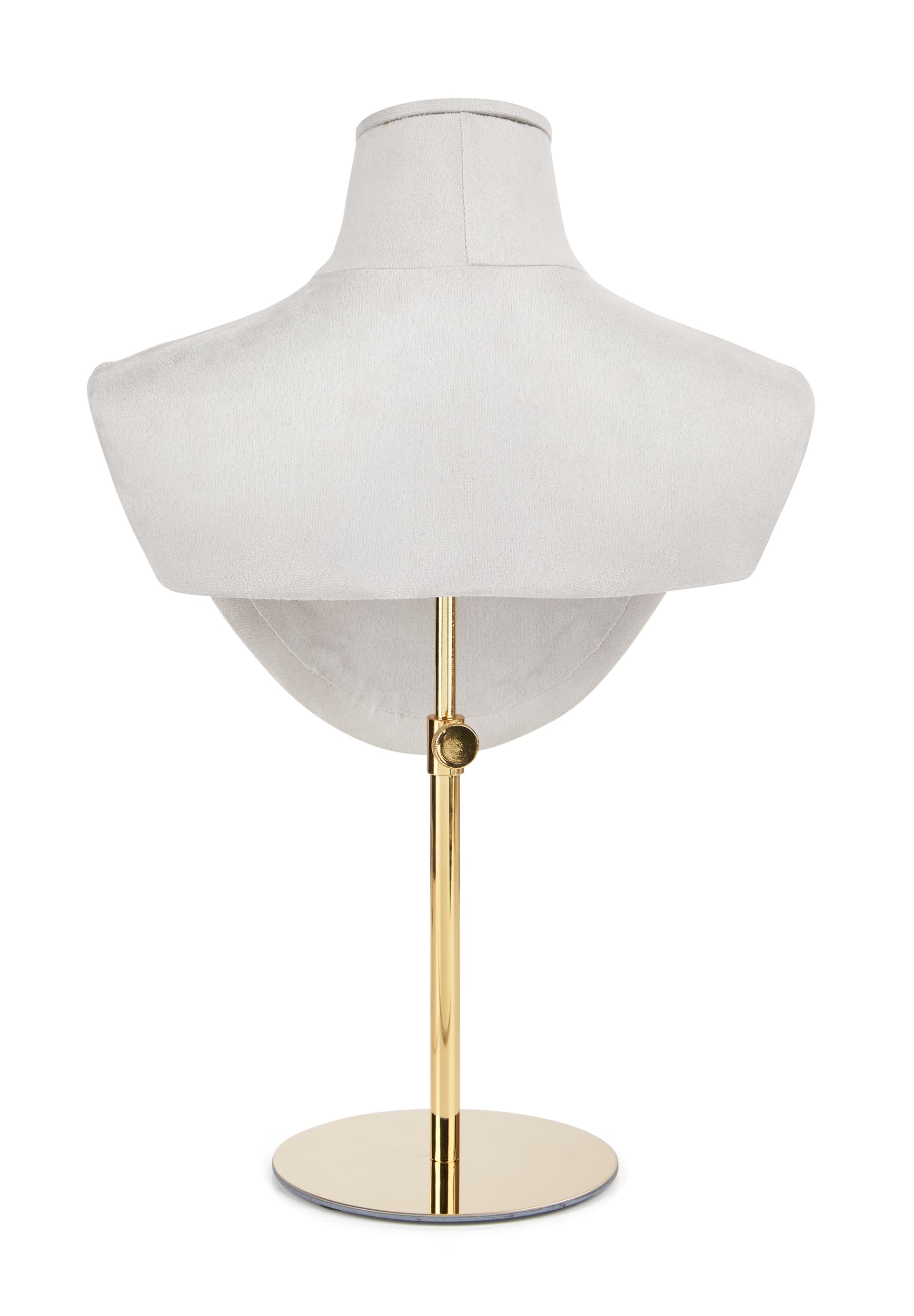Jewelry bust stand has PU foam material 