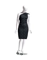 Female full body mannequins with glass base