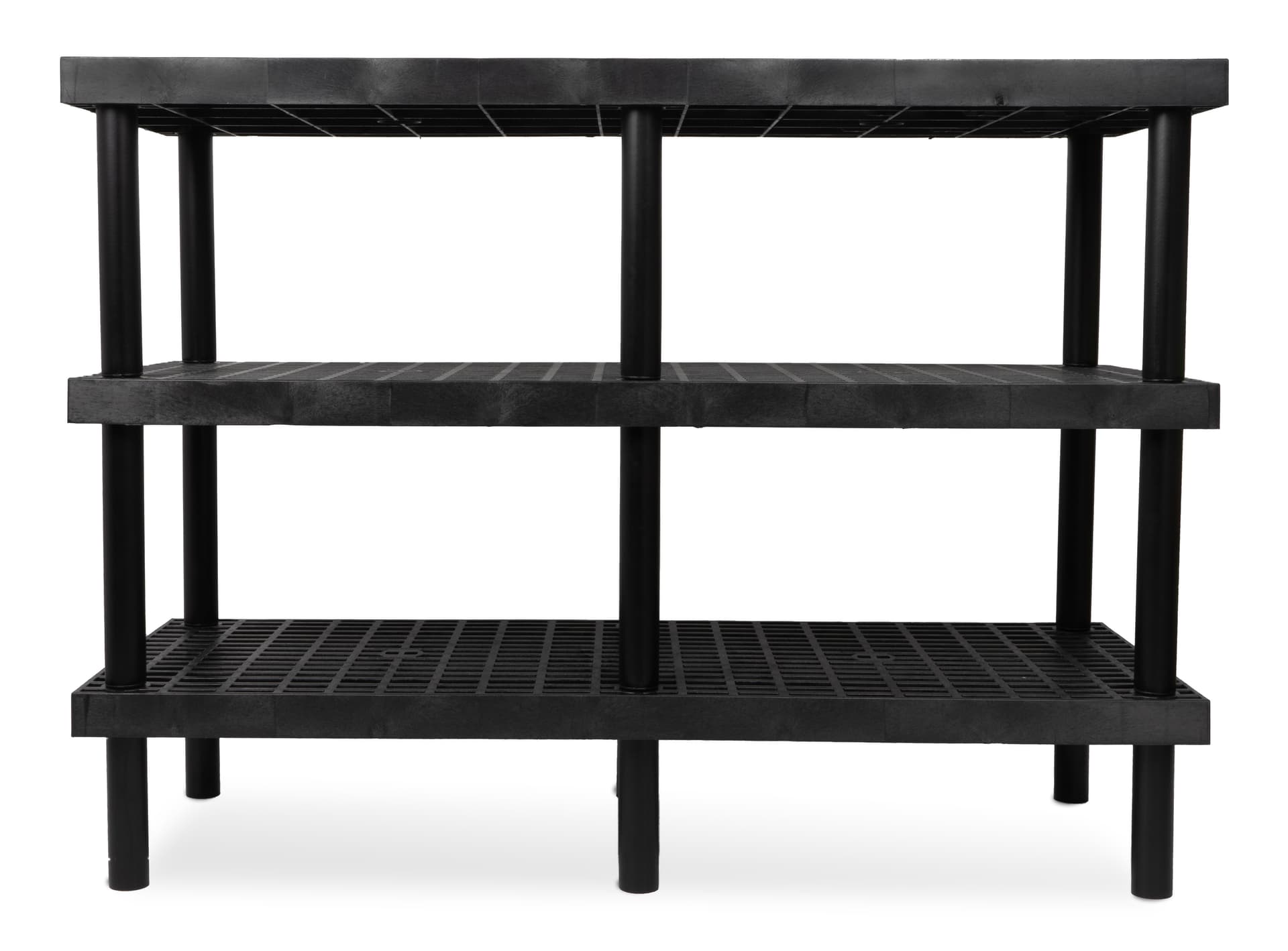Greenhouse 3-tier plant shelf with robust recycled plastic finish