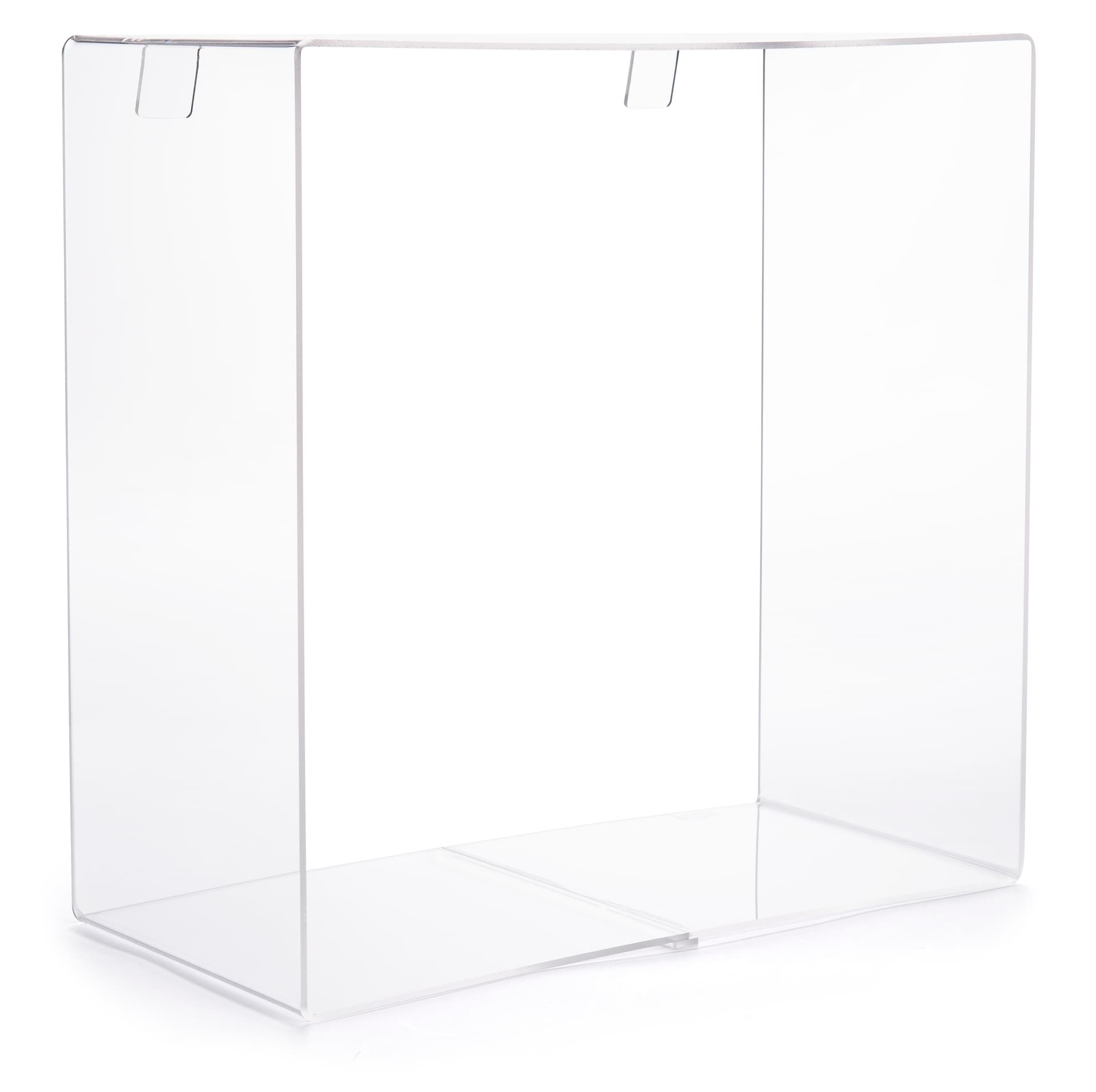 14x4x7 acrylic display cube for gridwall 