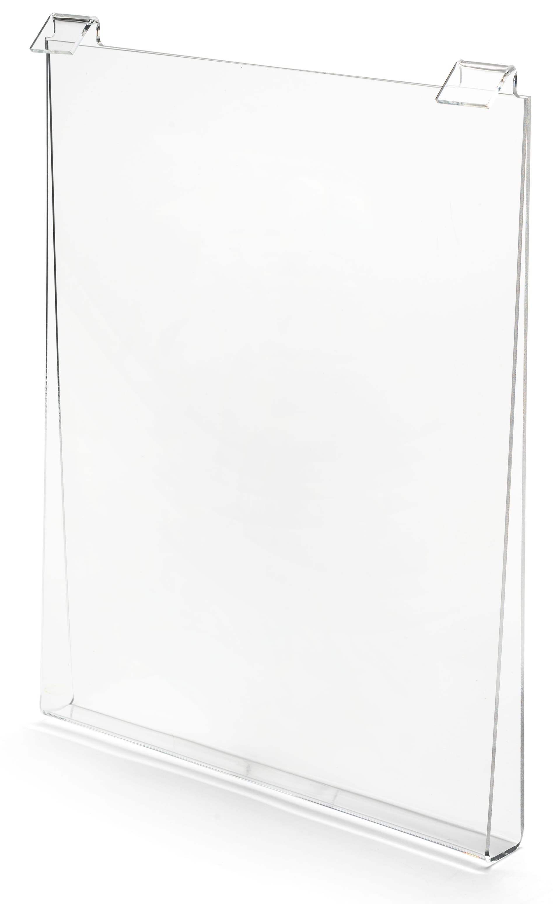 Gridwall t-shirt display with dual mounting brackets 