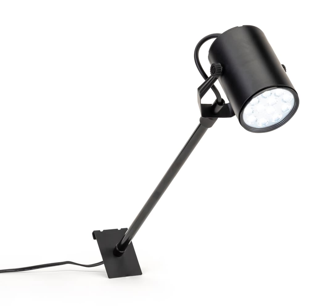 Gridwall Lighting Fixture | 12 Watt LED Bulb with Black Finish ...