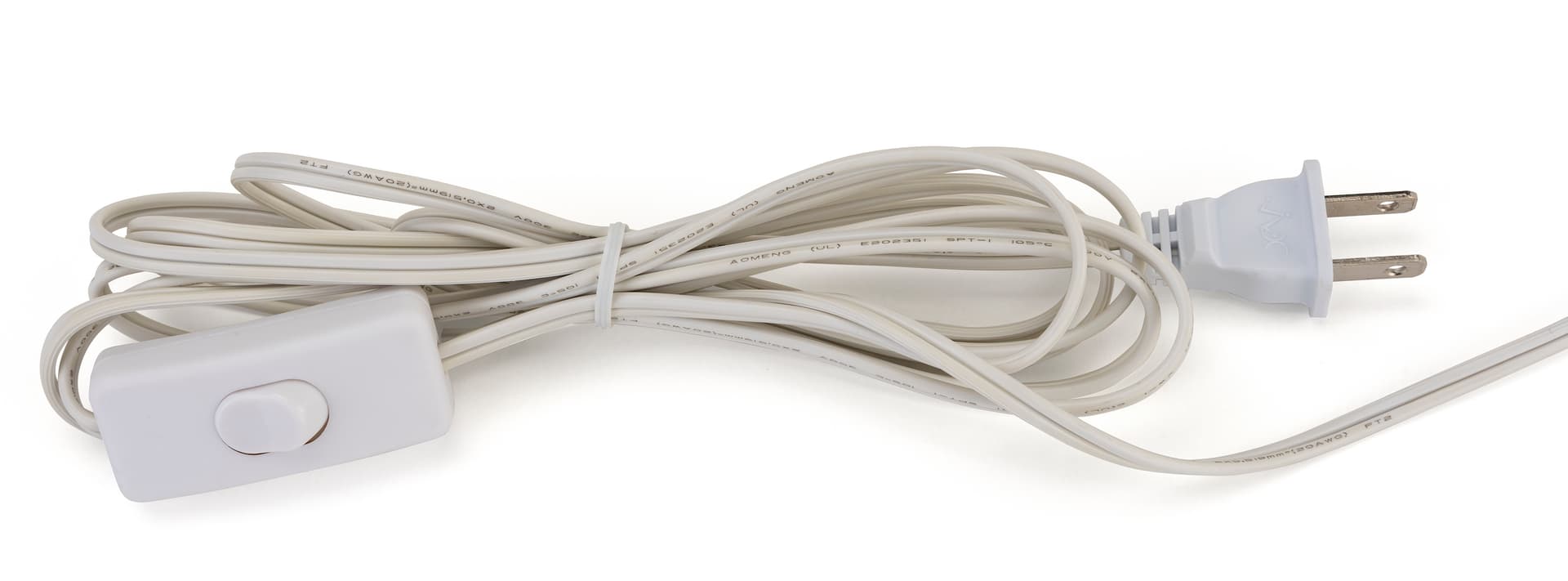 Gridwall display light with 9 foot power cord