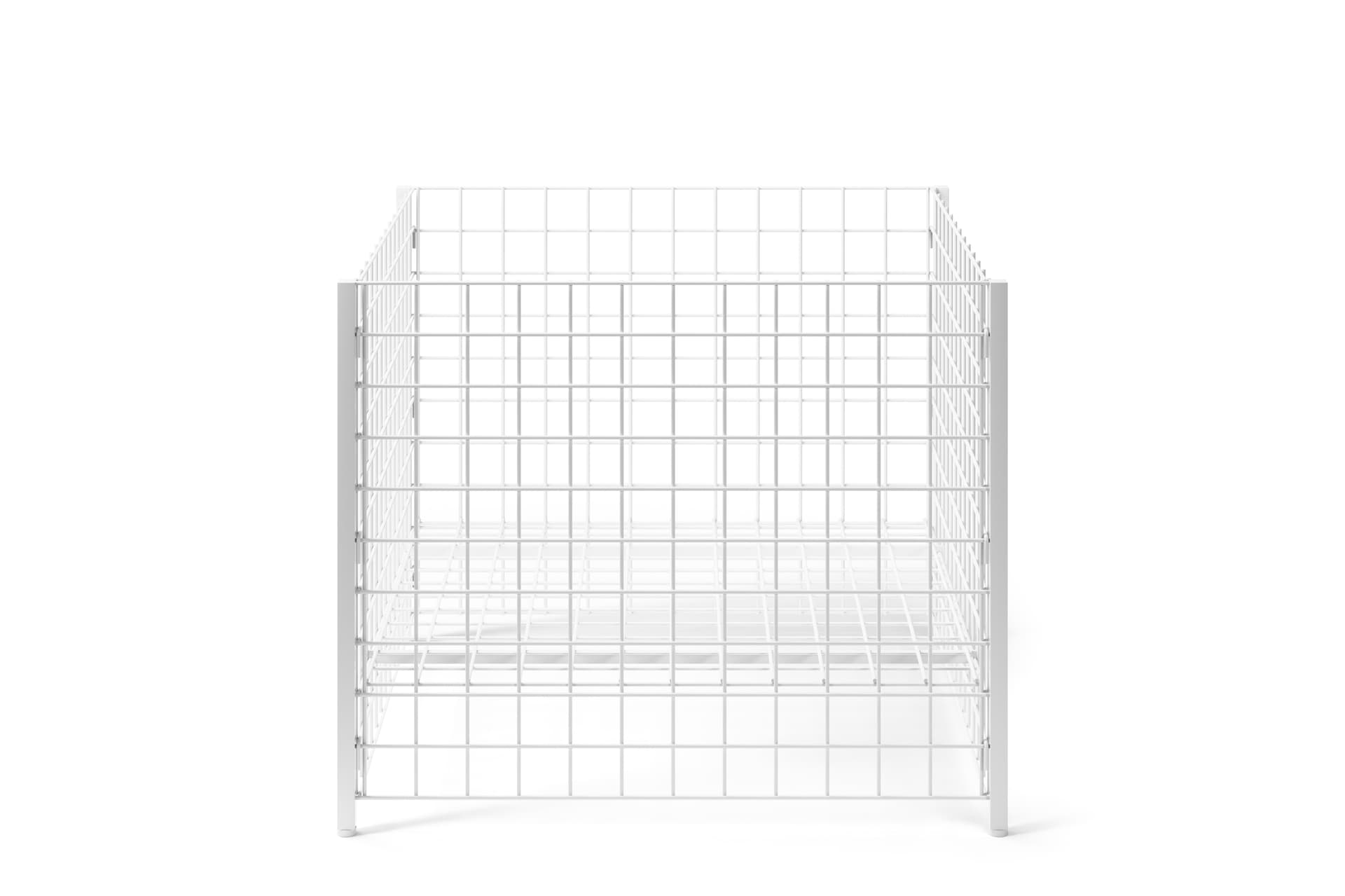 Wire dump bins with heavy-duty build
