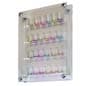 24 Shot Glass Display Case for Wall Mount, Side Loading