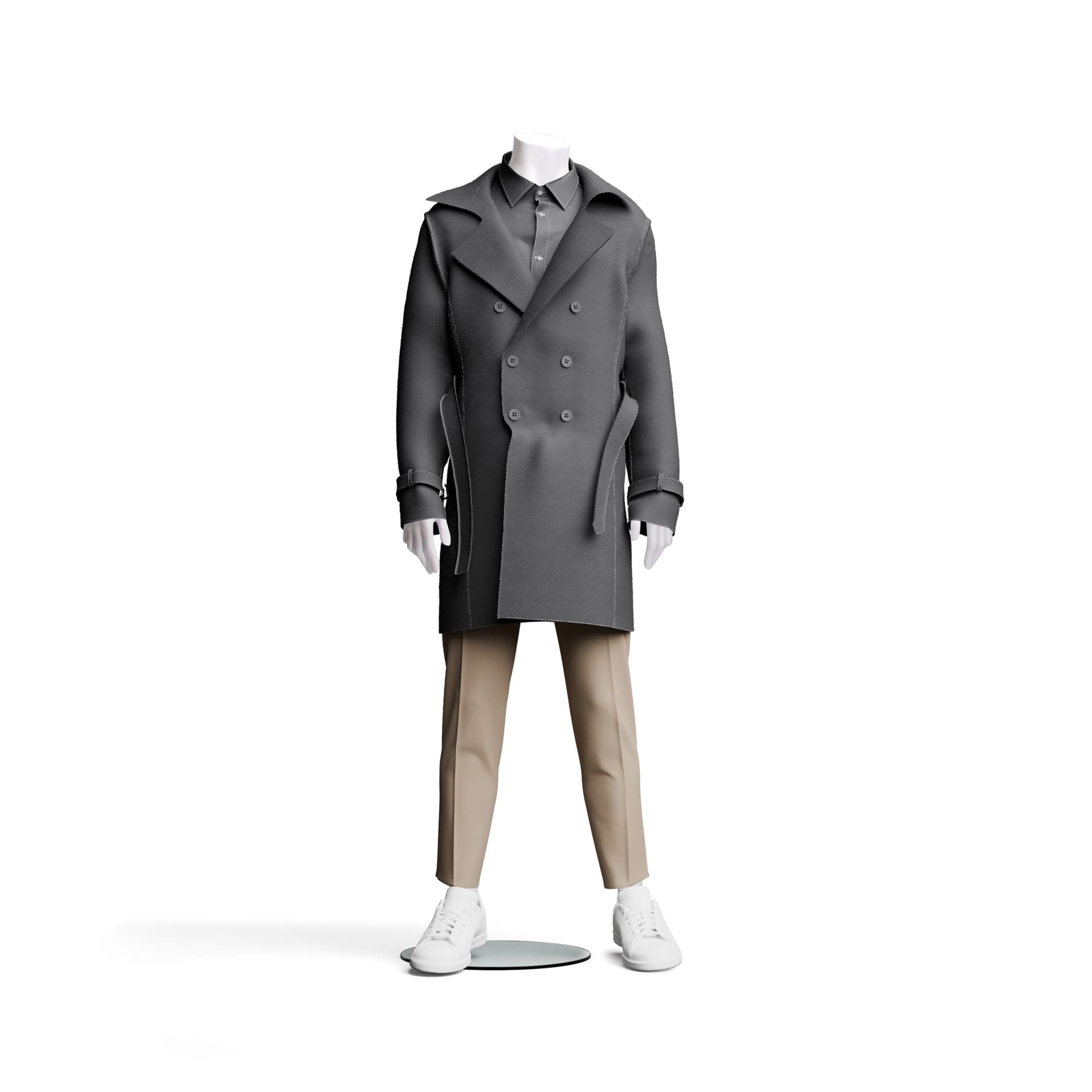 Headless mannequins with realistic hands