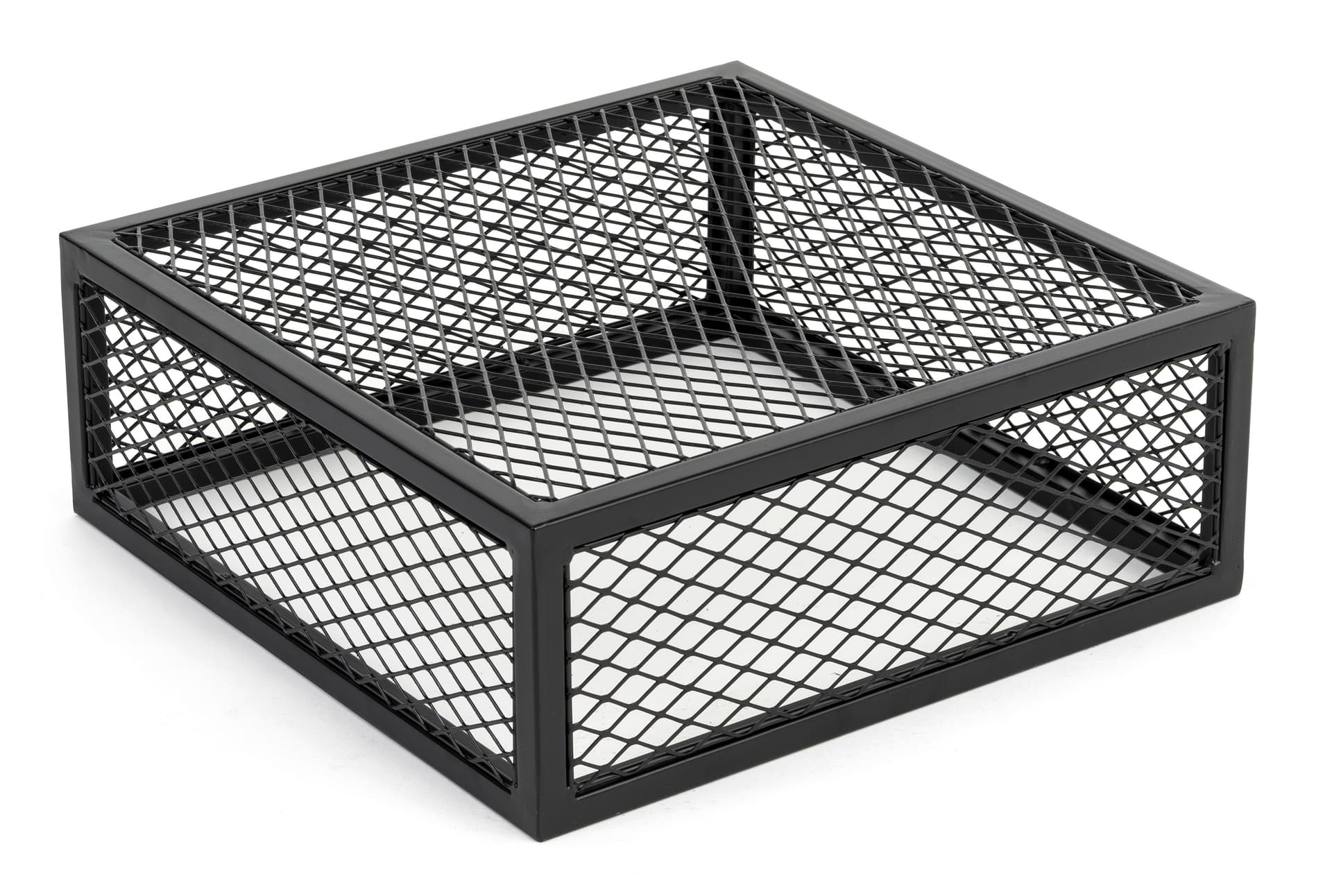 Iron mesh cube storage riser 16 W x 16 D x 6 H