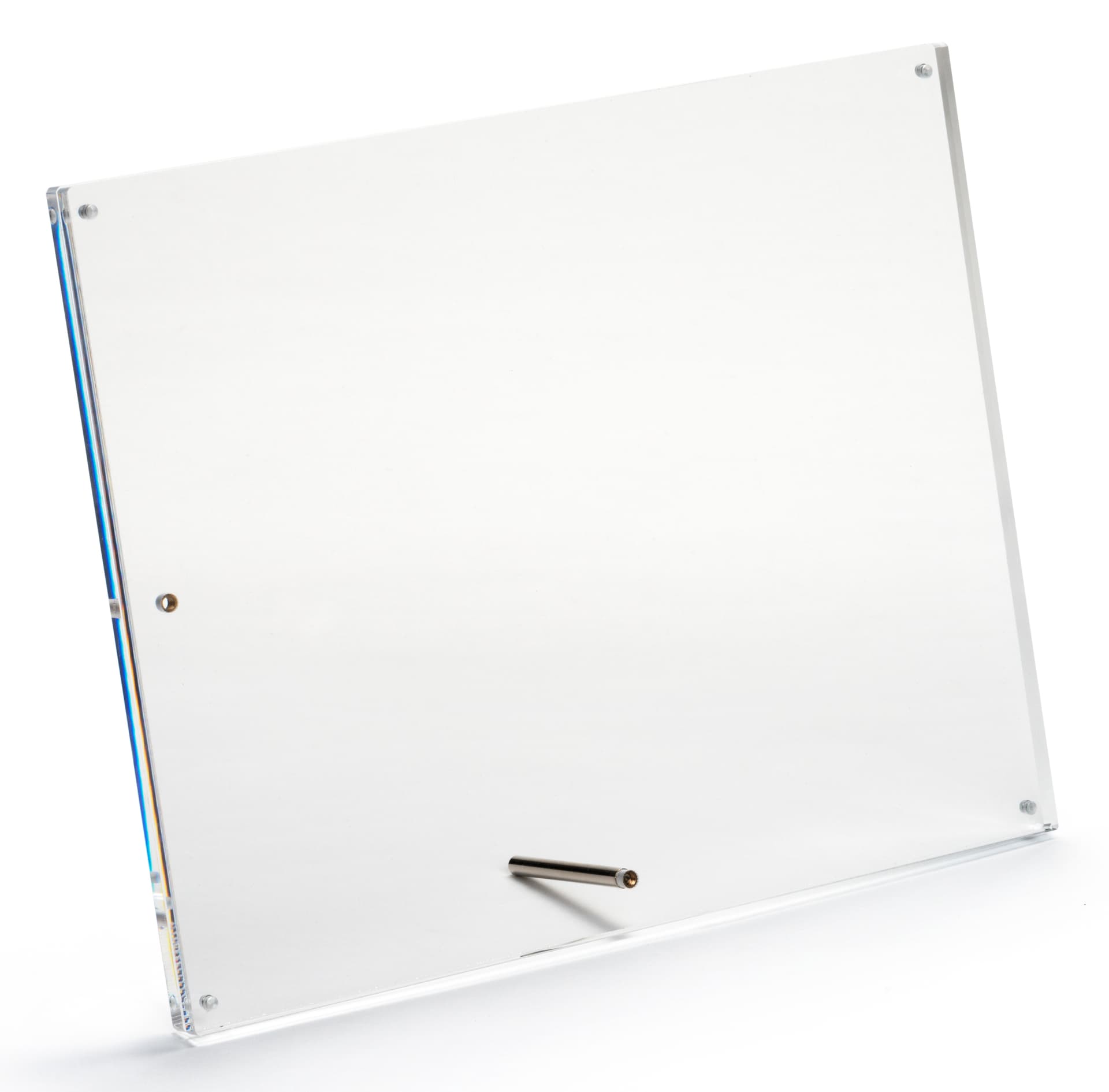 8.5 x 11 Thick Acrylic Block Frame Slanted