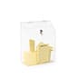 Clear Acrylic Suggestion Box, Front Pocket, Wall Mount or Tabletop - Clear