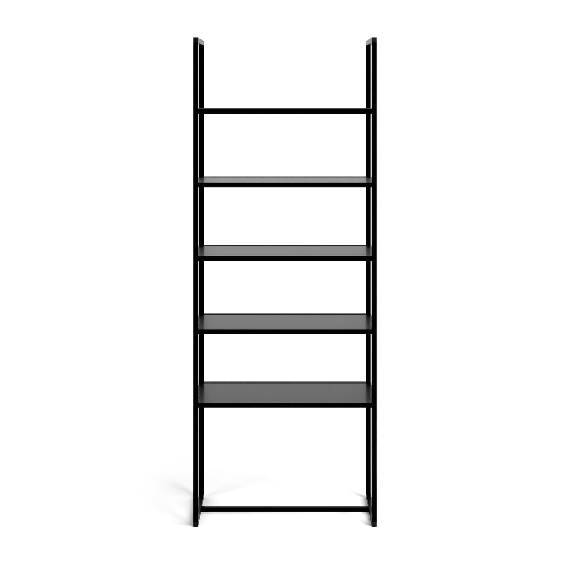 Ladder display shelf  with easy-to-assemble design