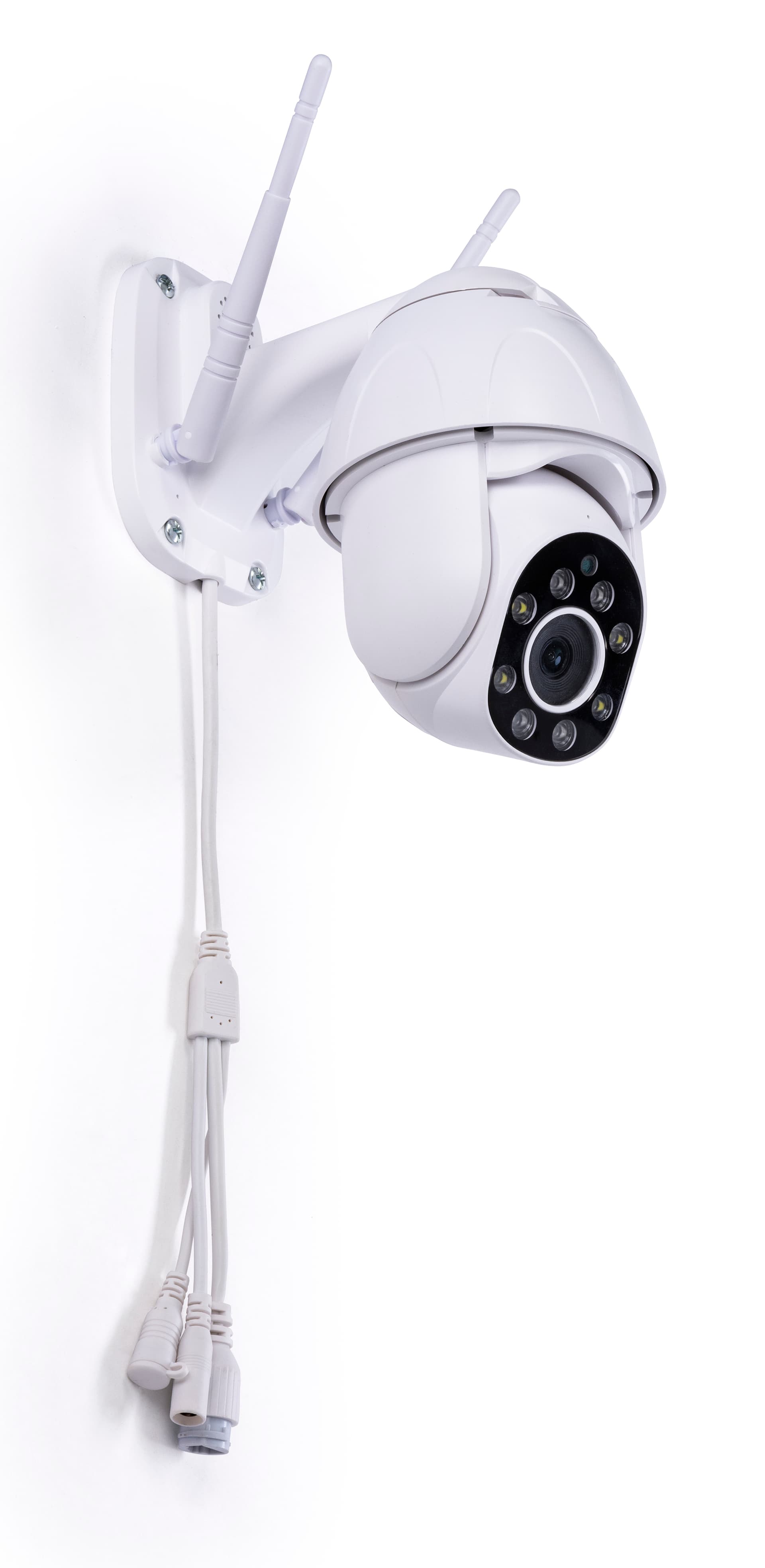 Rotating smart security camera with 26 foot to 32 foot infrared distance
