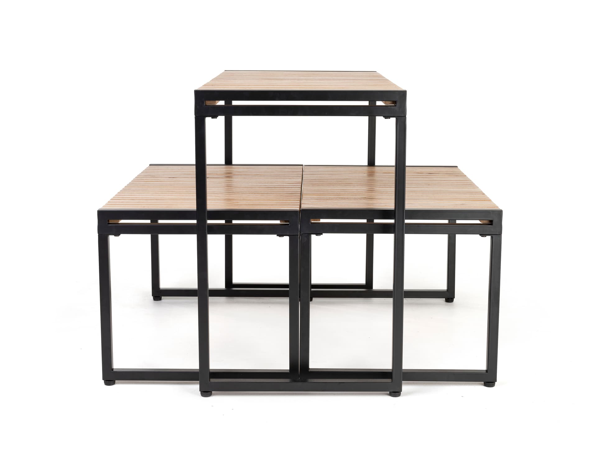 Large nesting tables with table height of 30 inches 