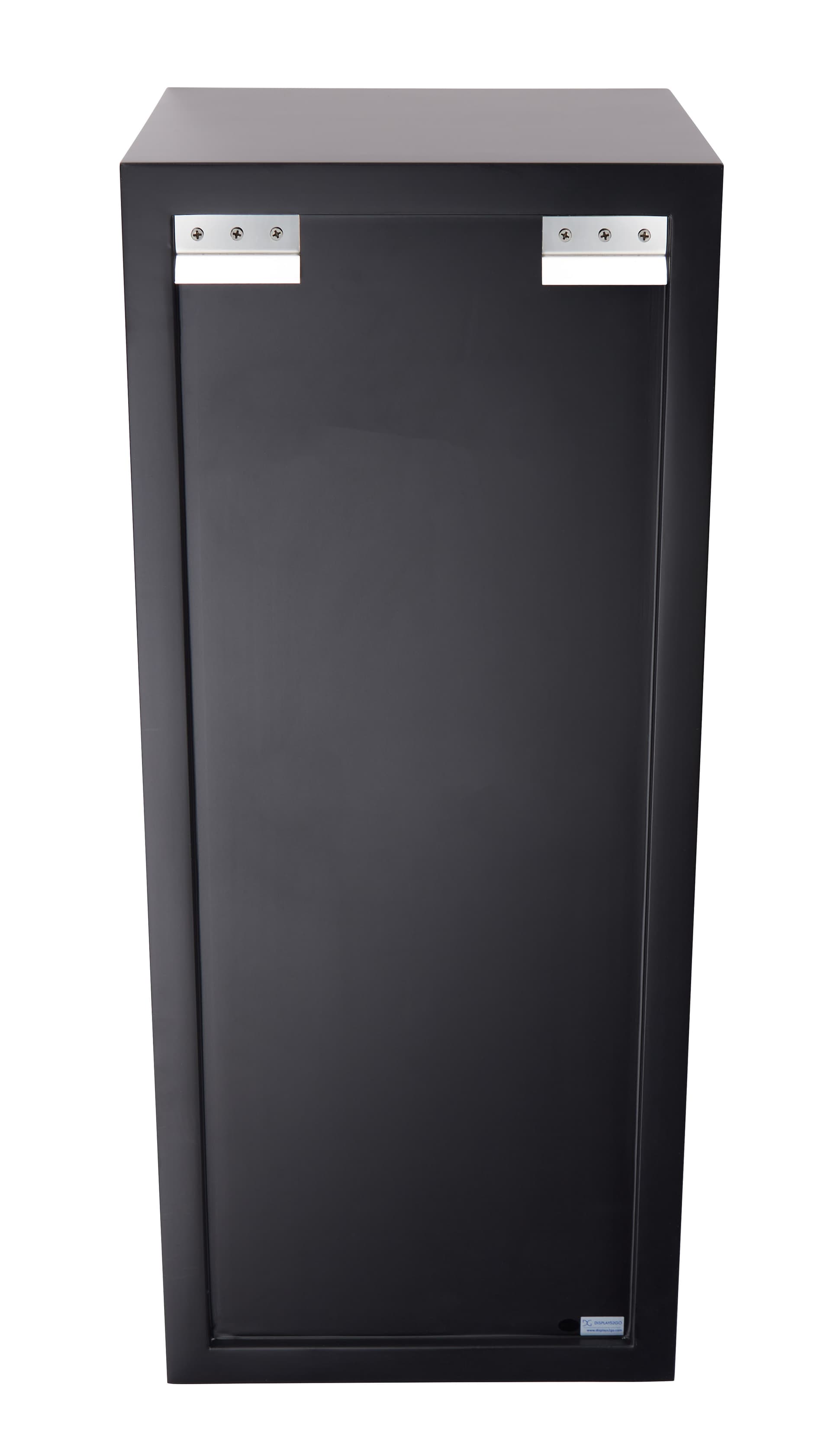 Wedge pedestal shelf with z-bar brackets on the backside