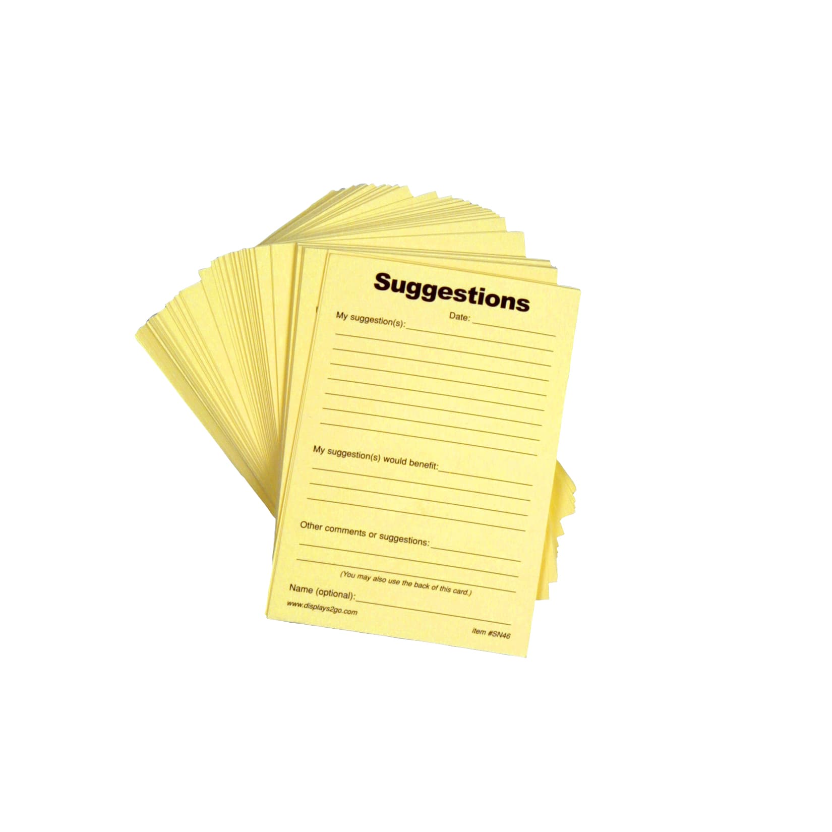 suggestion forms