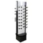 Rotating Eyeglass Display w/ Mirrors, Floor Standing, Holds 120 Pairs - Black