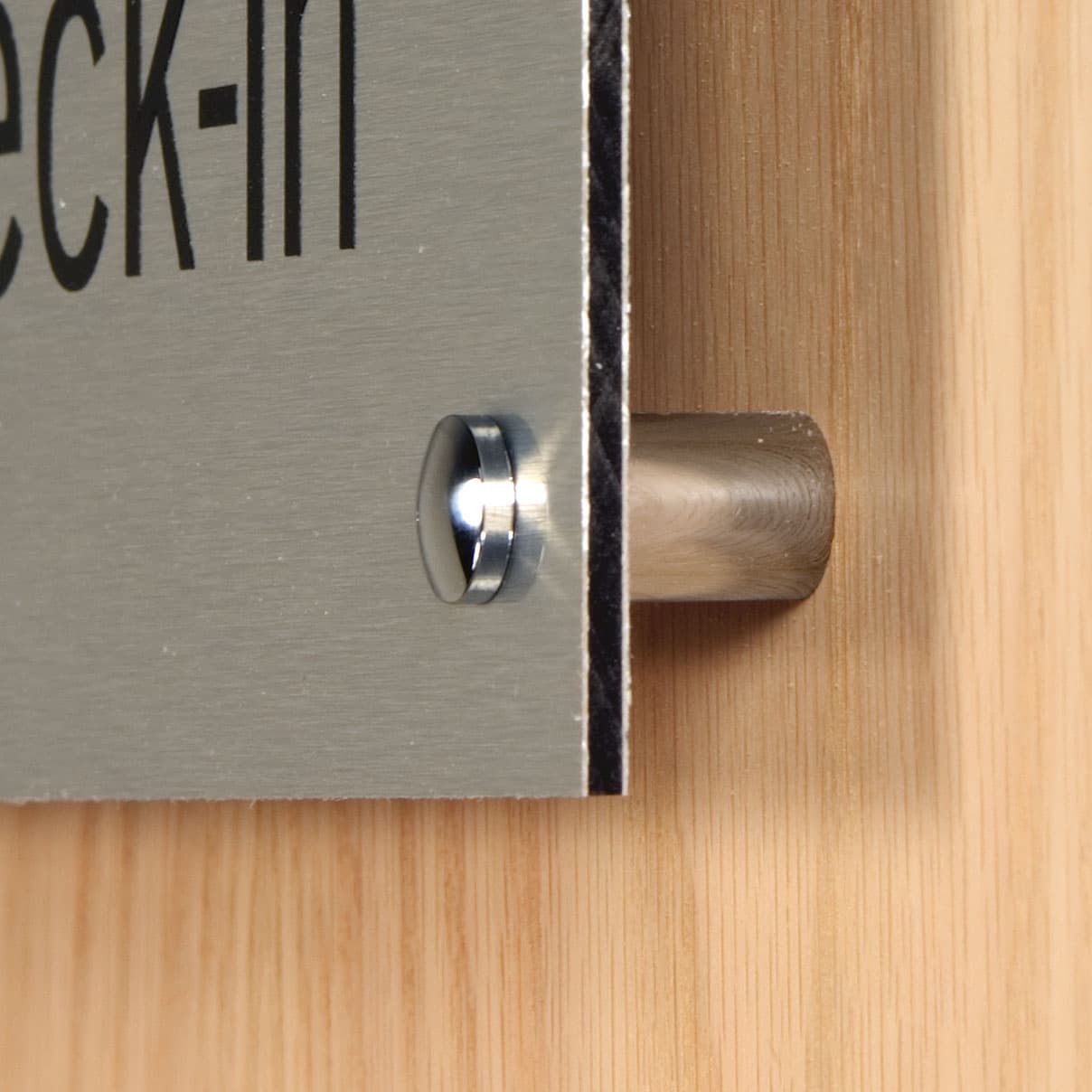 Sign Supports: Through Standoffs