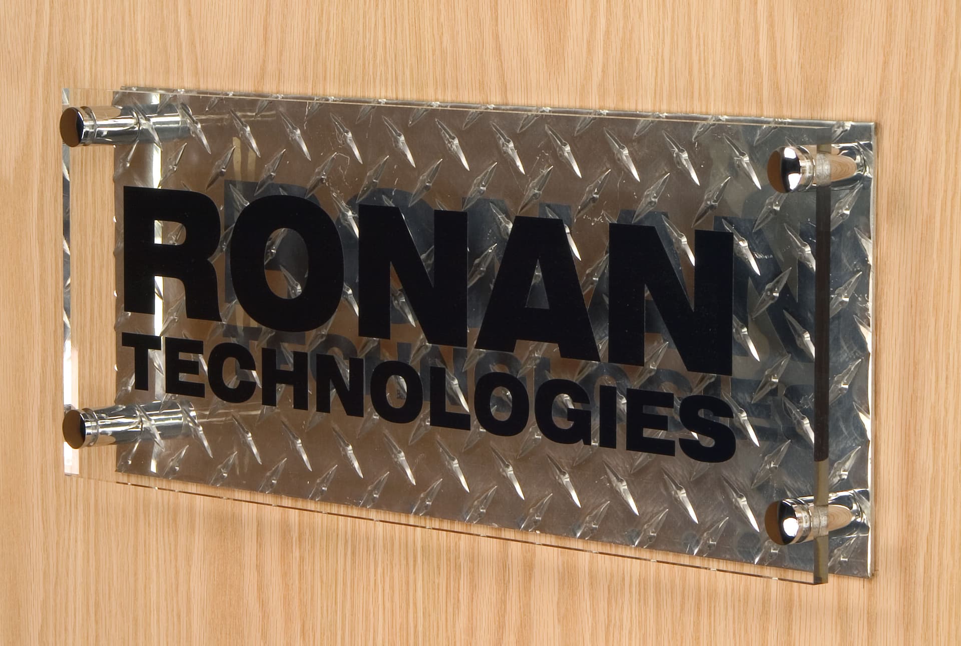 Sign Display: Through Standoffs