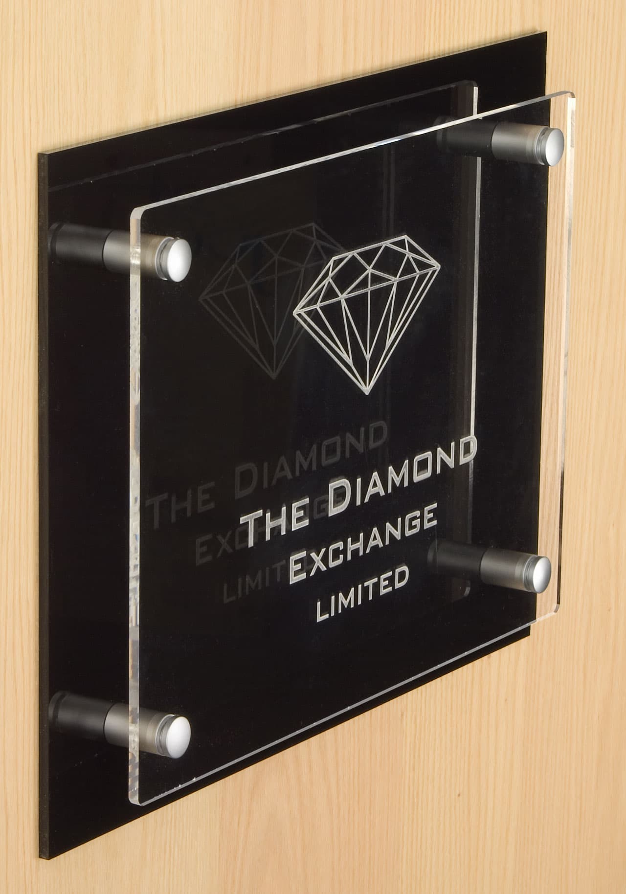 Signage Display: Through Standoffs