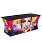 Stretch Table Cover, LED Ladder Lights, Folding Table Included – Custom Graphics