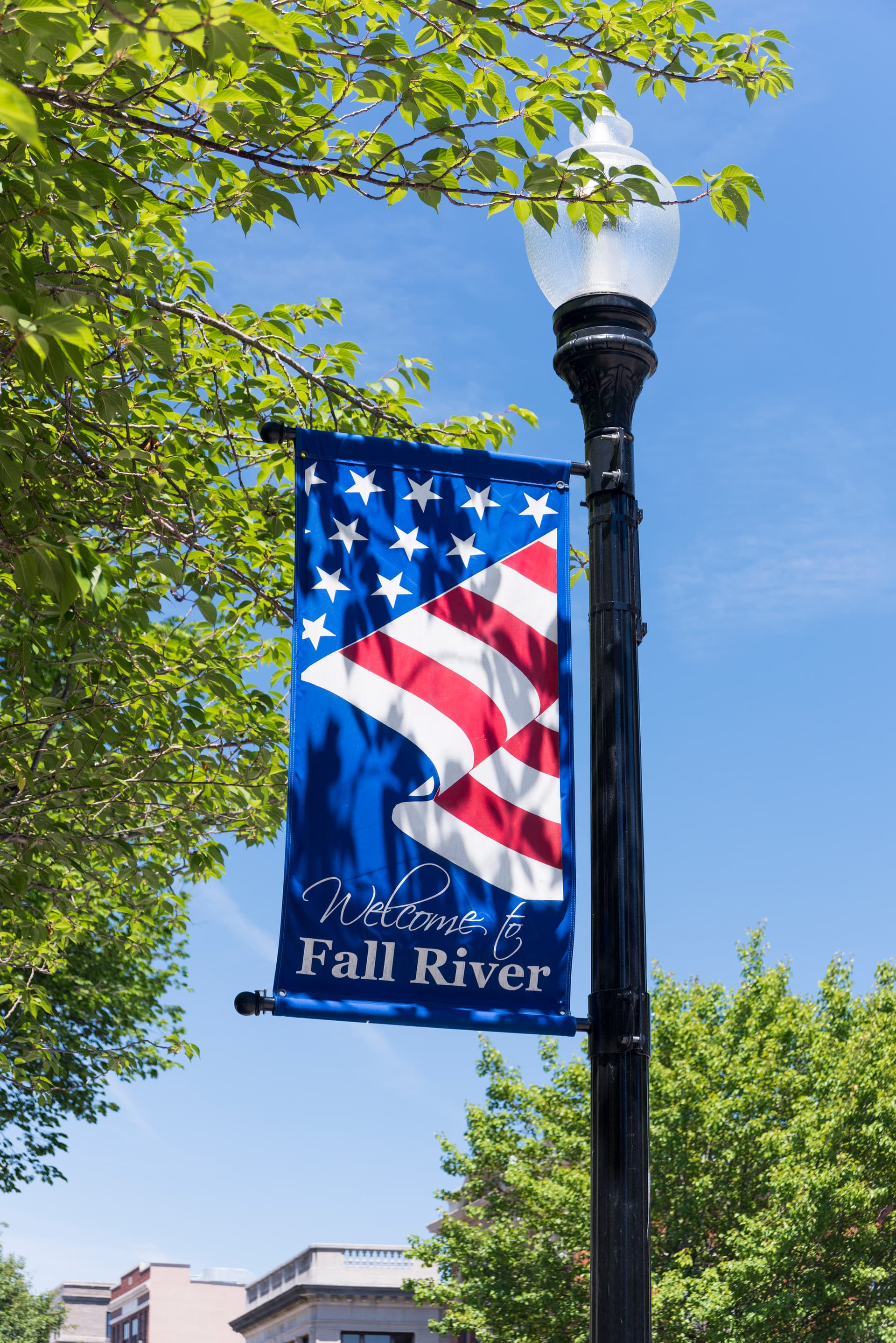 Custom street pole banners with 18oz vinyl material