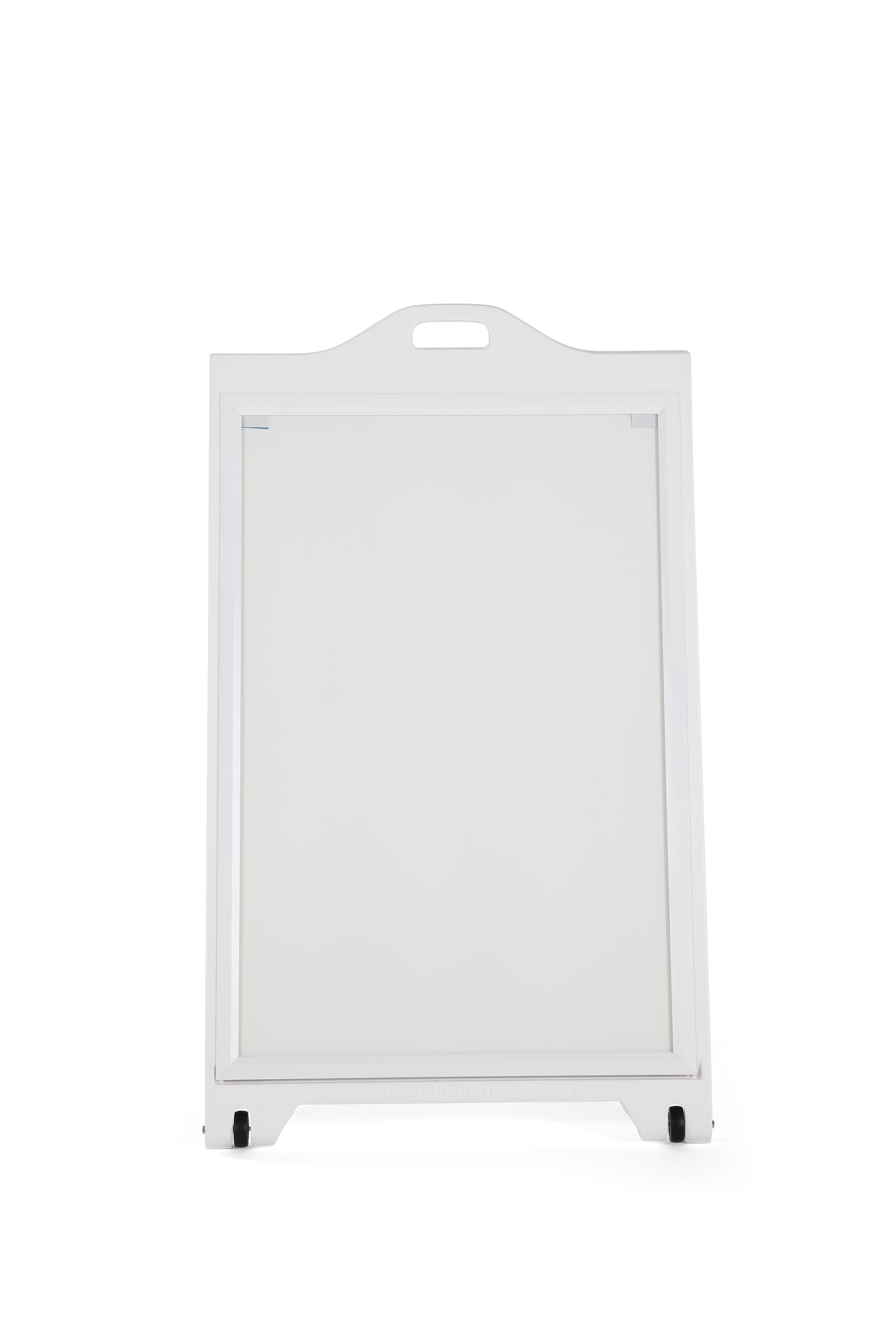 A-Frame Sidewalk Sign Holder holds two 24 x 36 posters