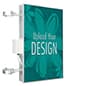 24" x 35" Backlit Sign Frame for Wall or Pole Mount, Custom Printed - Silver