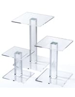 Clear Acrylic Square Riser Set