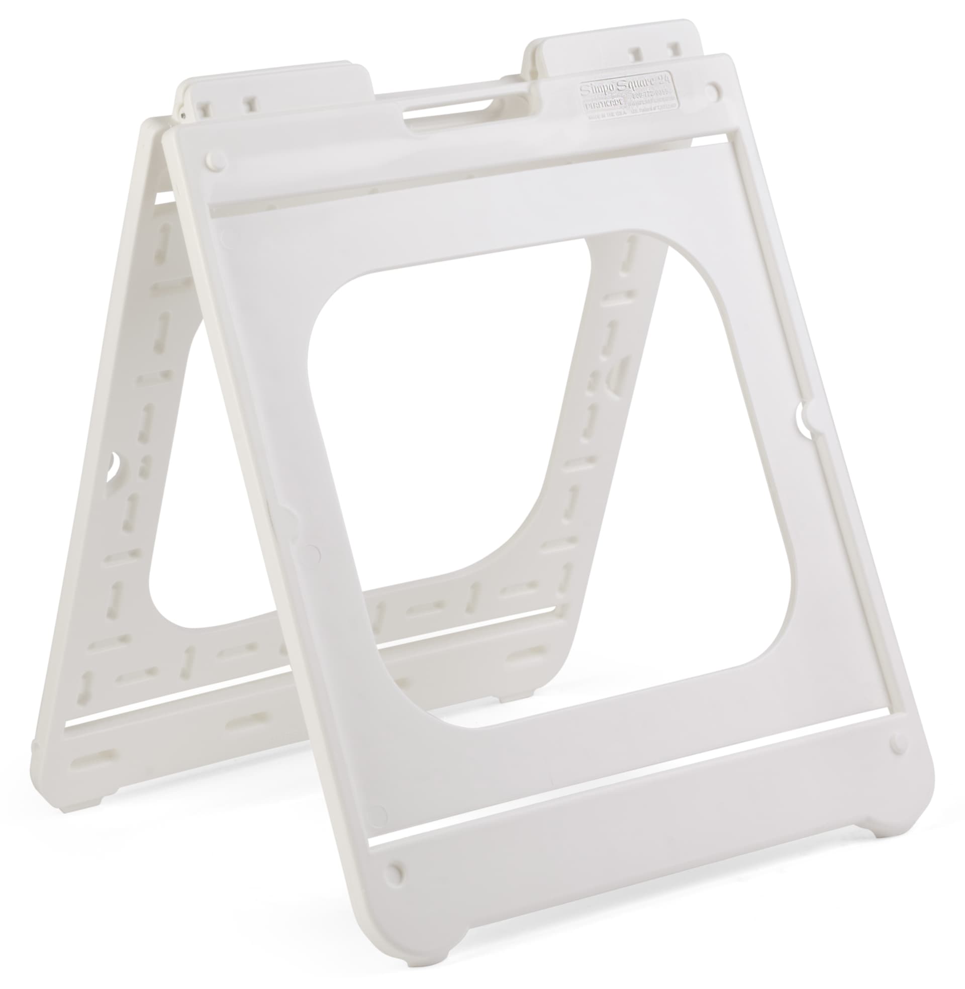 Square Sandwich Board with Printing on Header