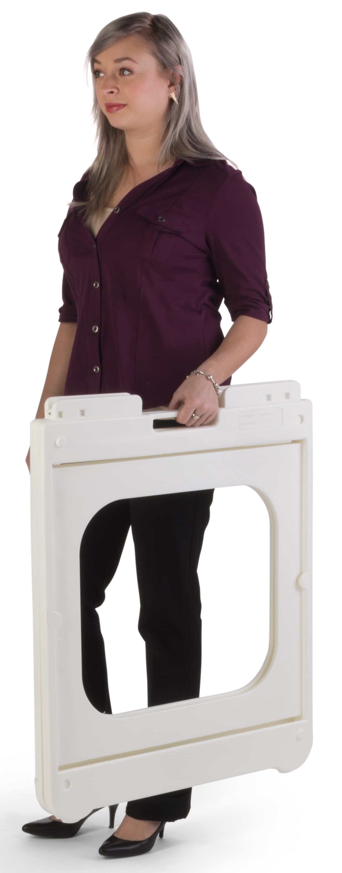 Plastic Square Sandwich Board with Printing