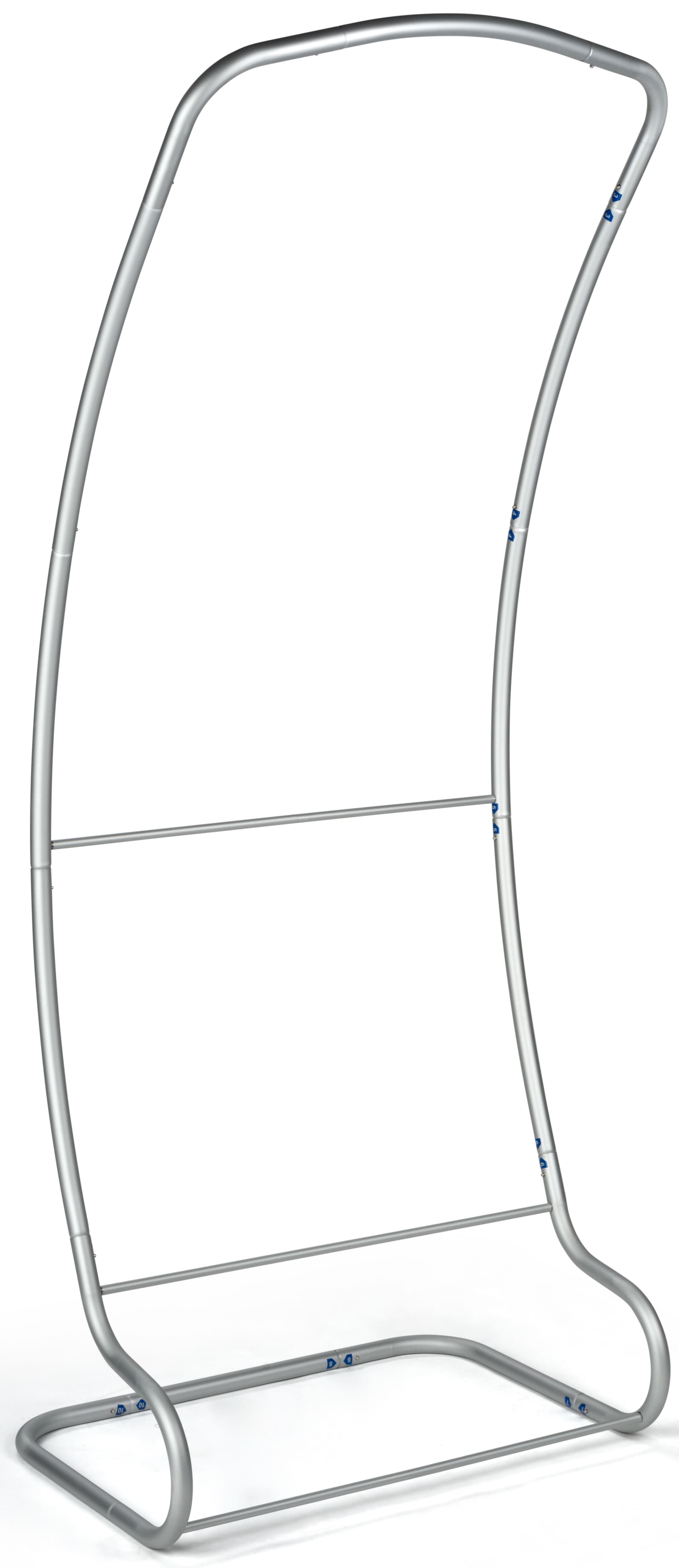 Curved Fabric Display Stand for Floor Use