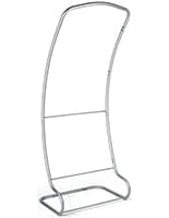 Aluminum Curved Fabric Display Stand 