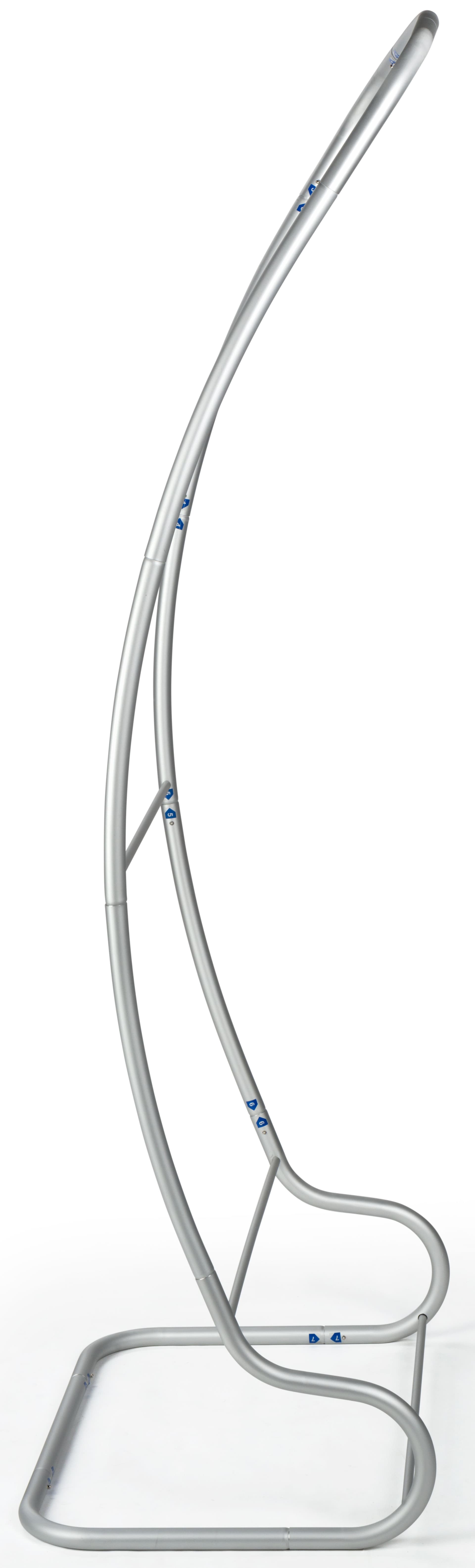 Narrow Curved Fabric Display Stand 
