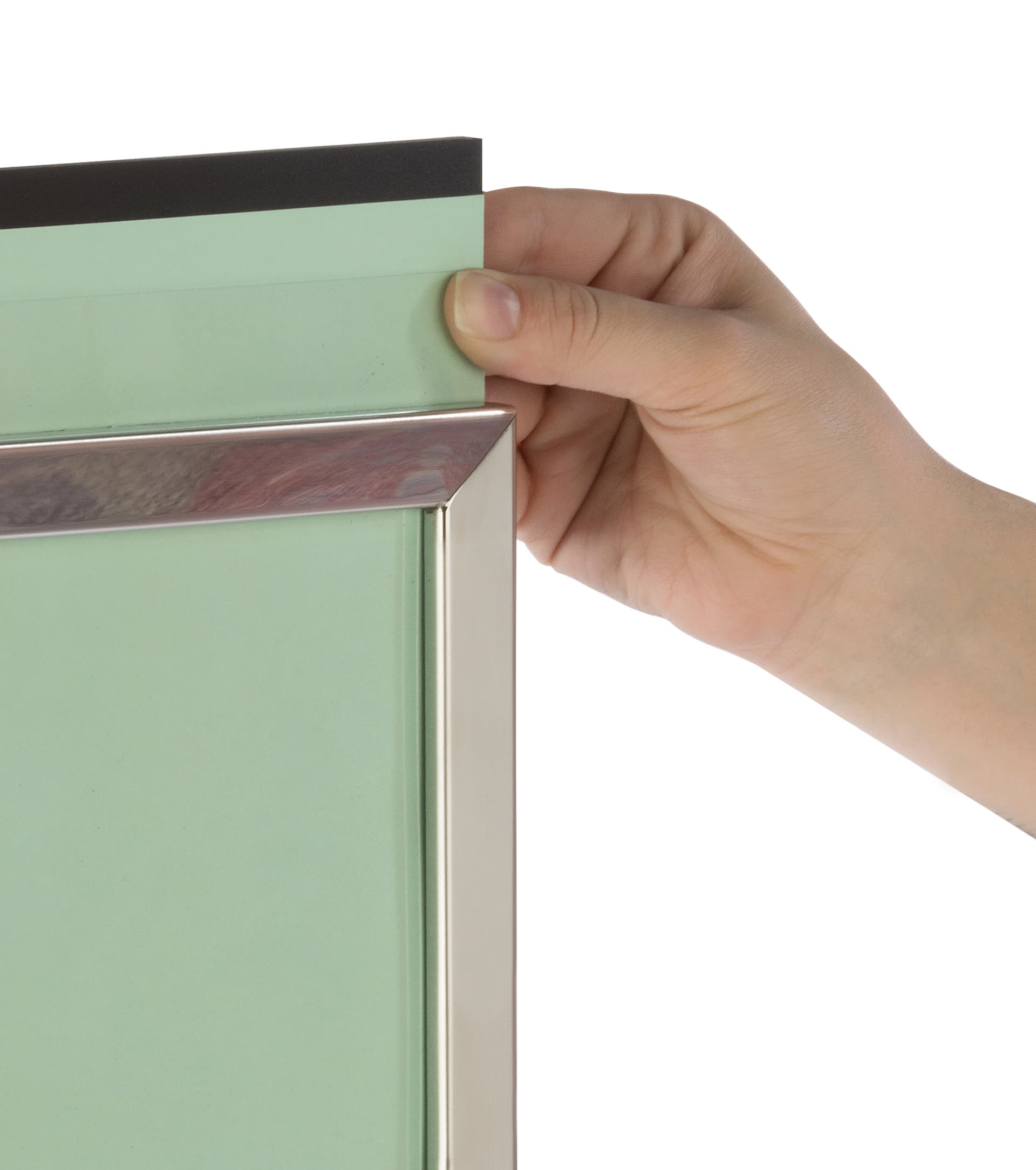 Silver 14” x 11” Stanchion Frame - Top Loading