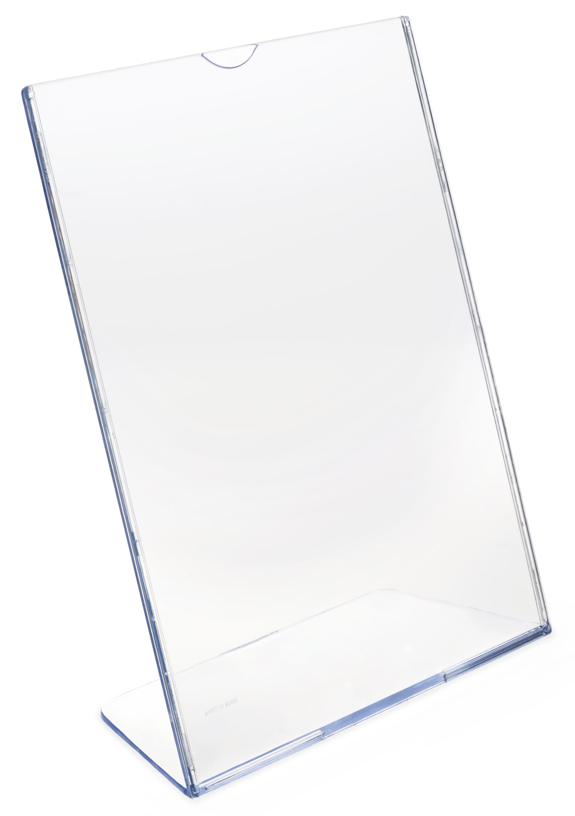 slanted sign holder