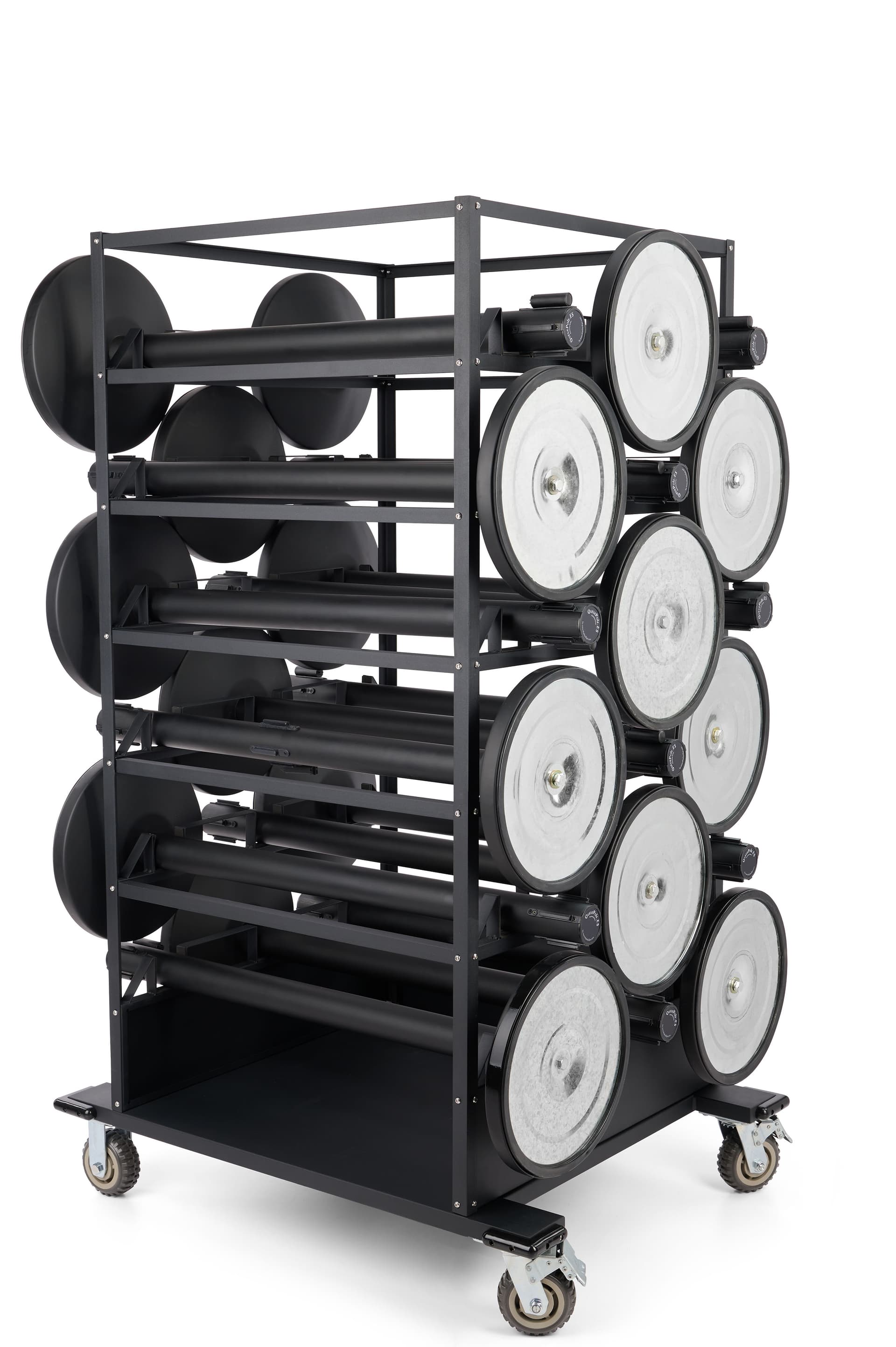 Stanchion cart with 600lb weight capacity