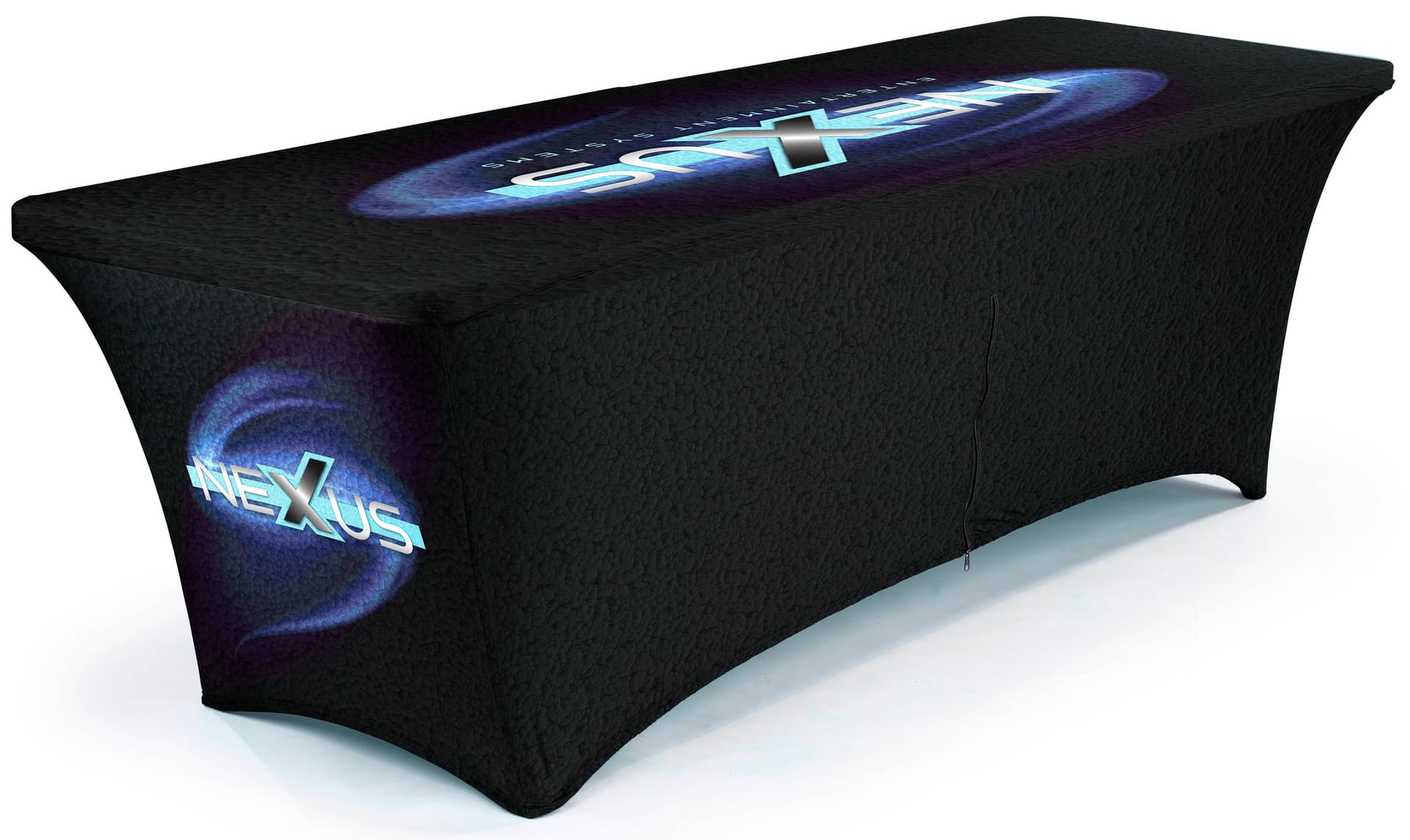 Back of 6' Spandex Table Cloth