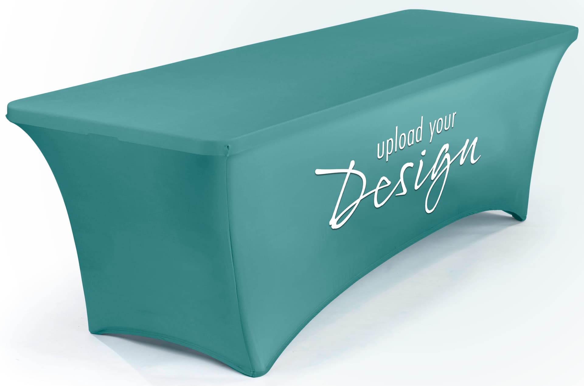 8' Scuba Table Cover with View of Dye Sublimation