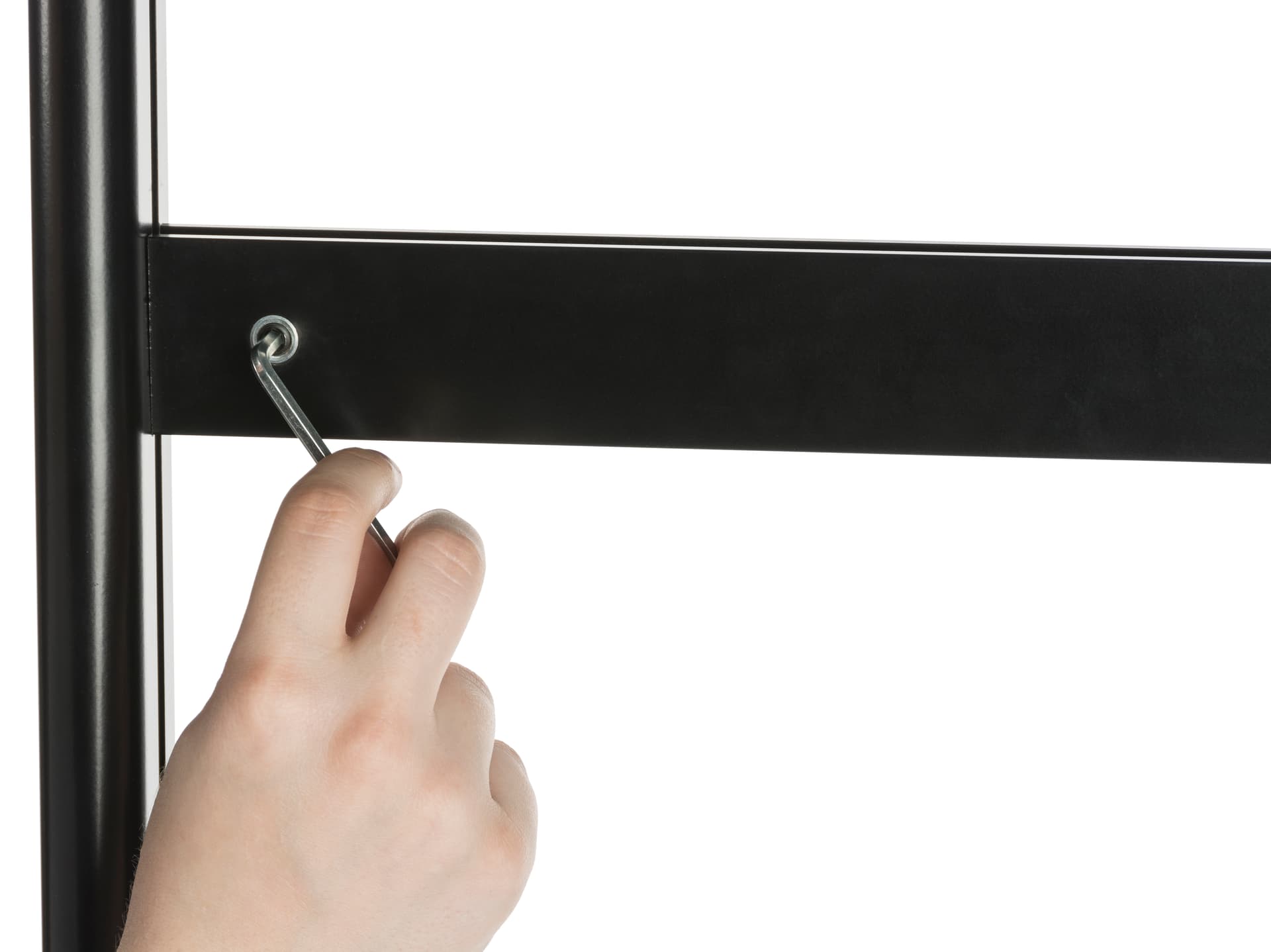 Adjustable Poster Stand with Movable Graphic Bar