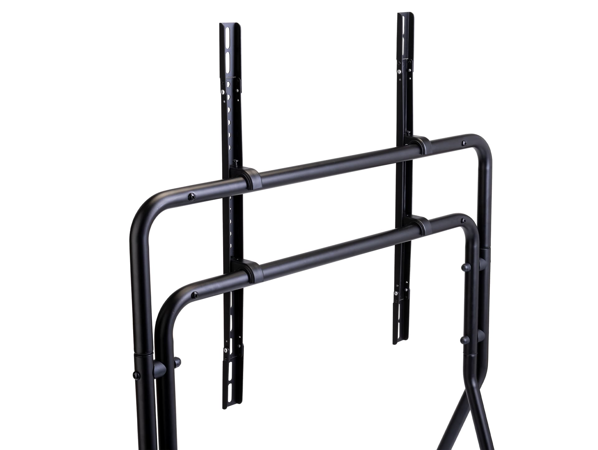 Sturdy artistic studio TV floor stand 