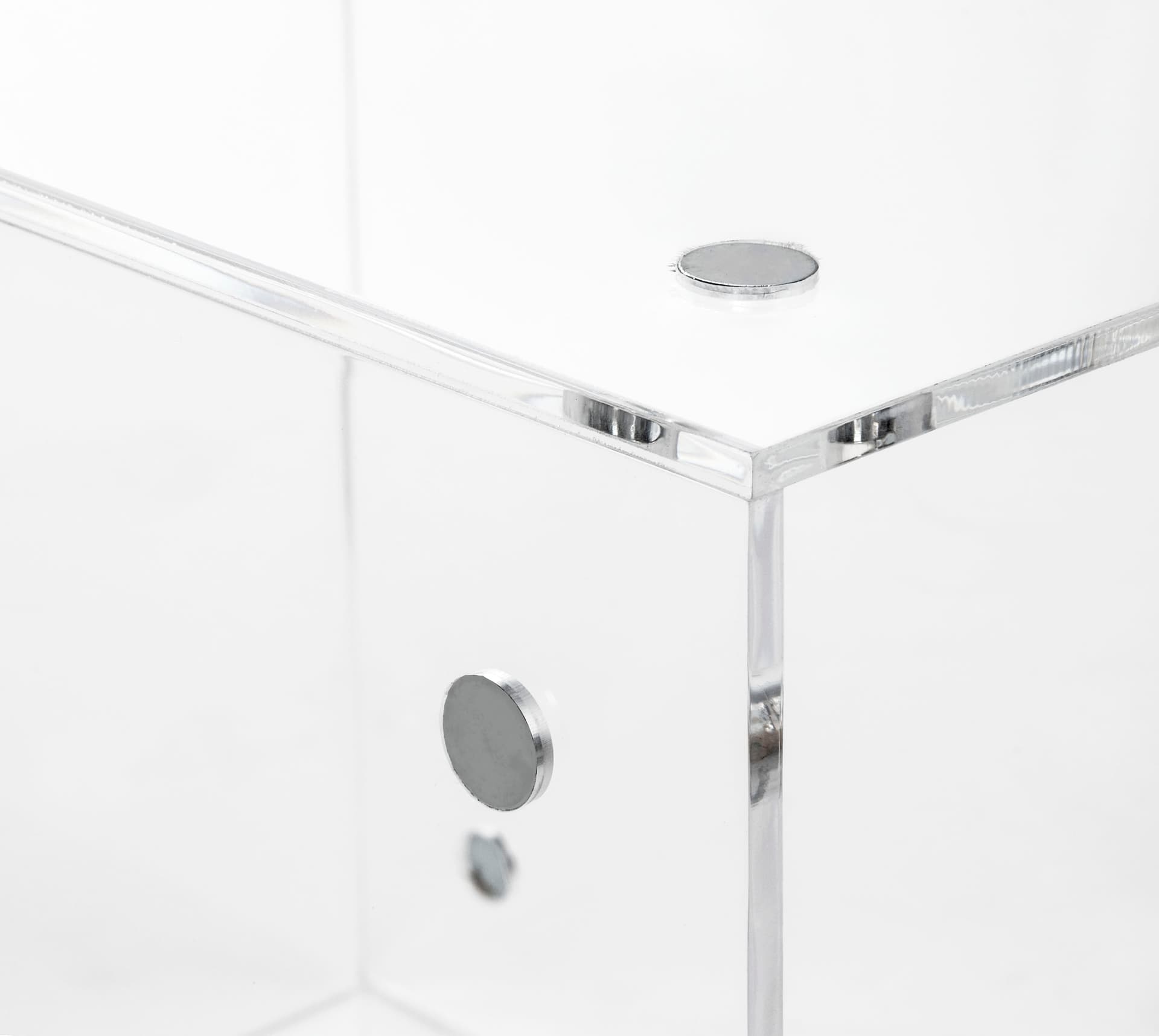 Set of 2 Plastic Display Containers for Candy Stores
