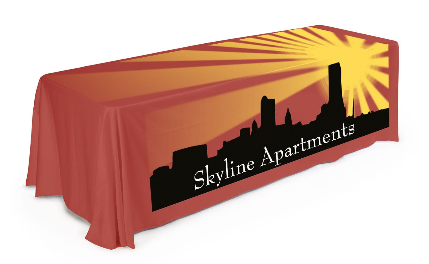 Printed Tablecloth Comes With Full-Color Custom Graphics | Displays2Go