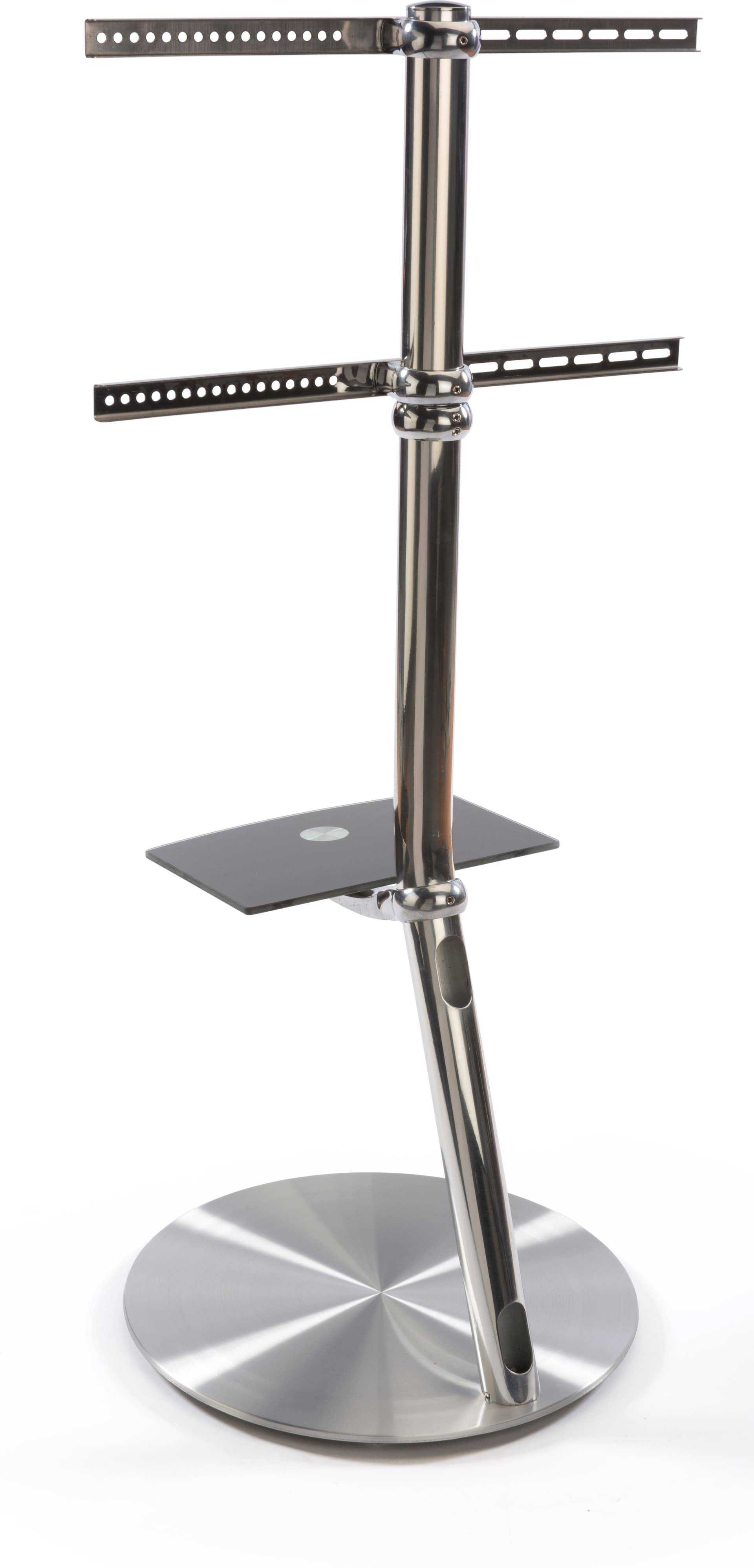 Low Profile Stainless Steel TV Stand