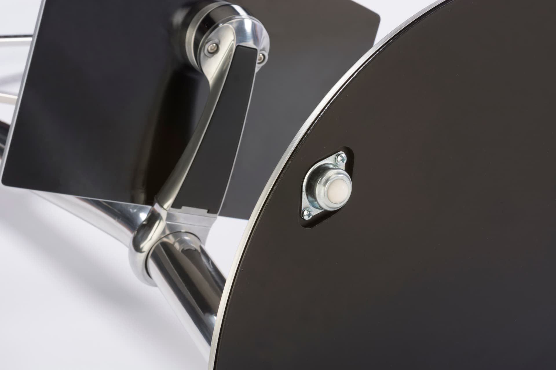 Rolling Stainless Steel TV Stand