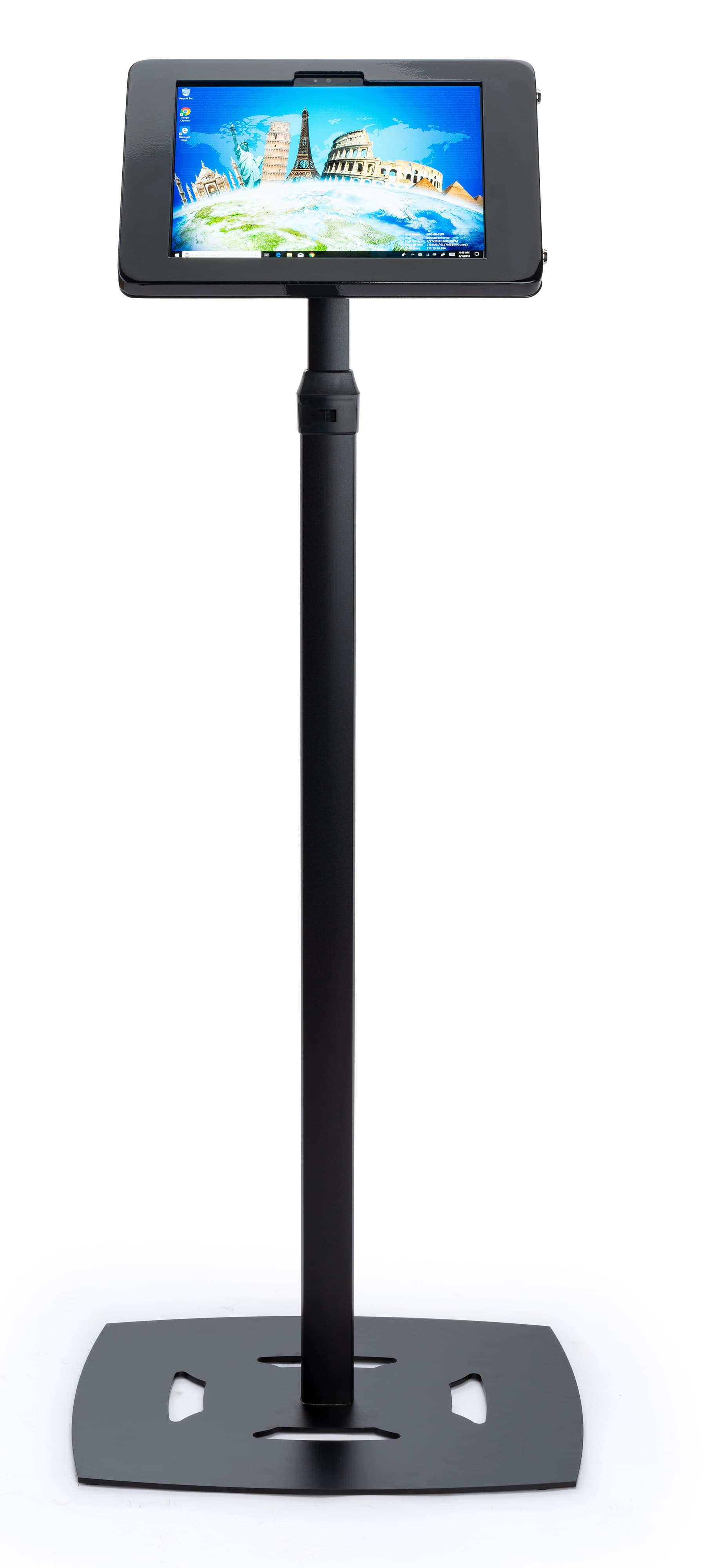 Lockable freestanding Microsoft Surface Pro stand
