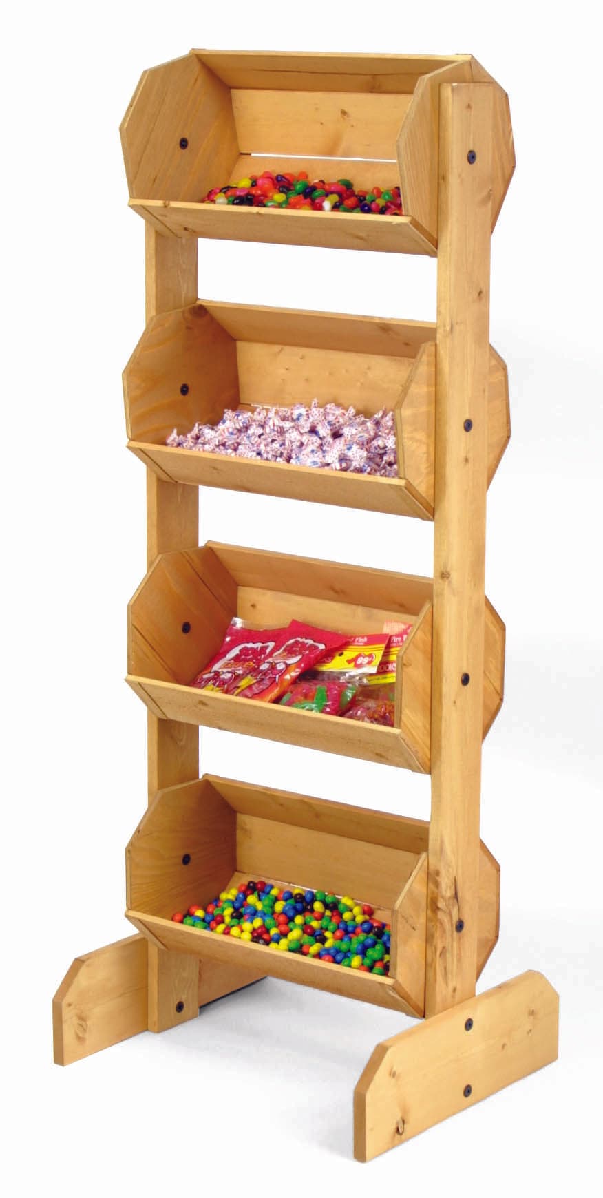 Wood Bulk Display Bin