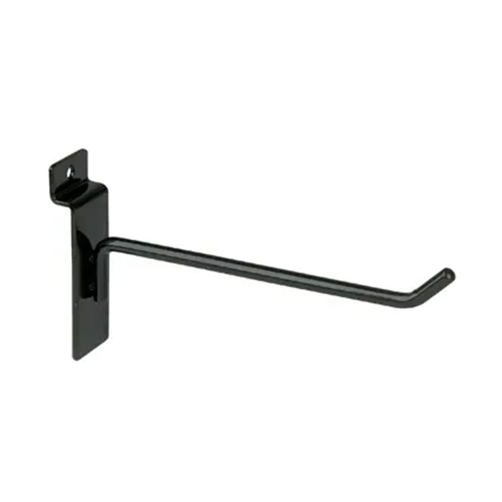 Slatwall hooks fit into standard slatwall channels