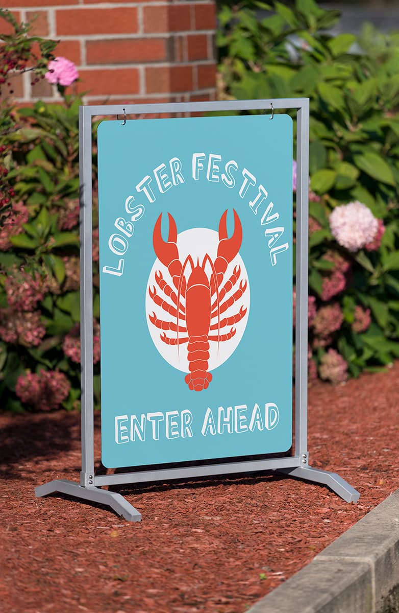 24x36 2-sided replacement sign for SWSS series