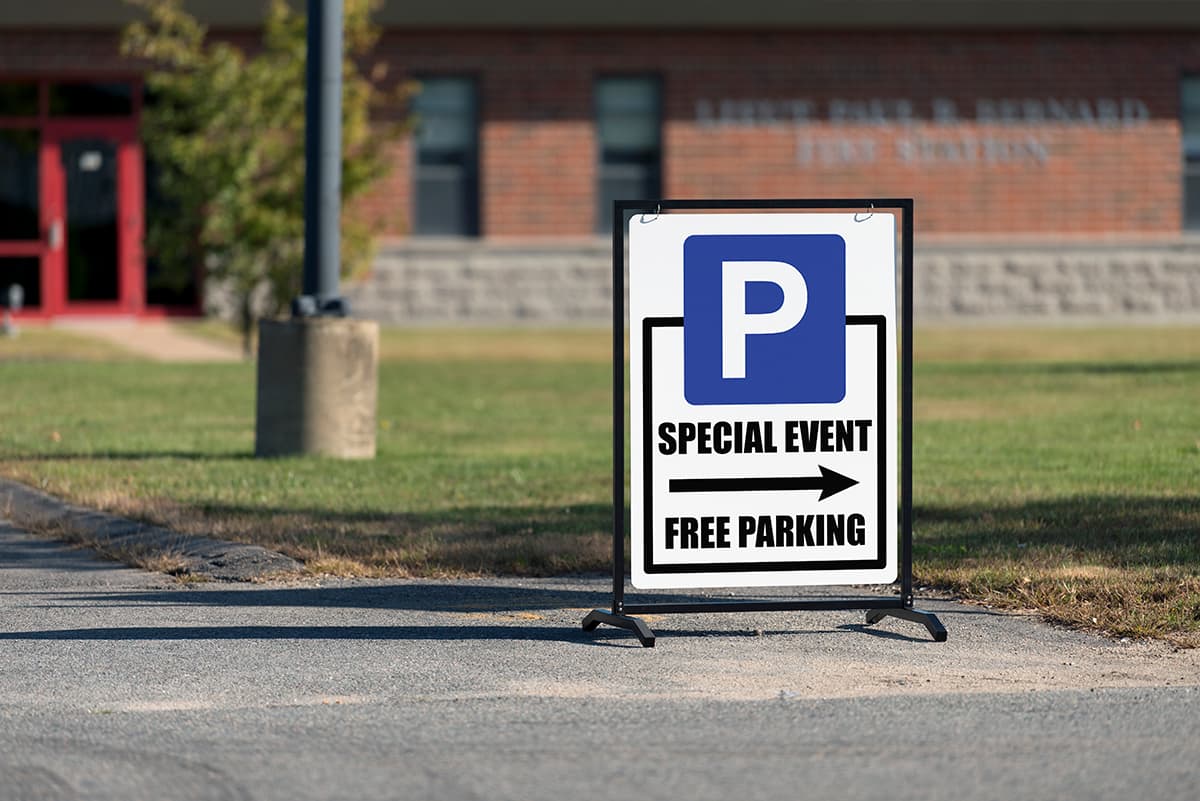 30x40 2-sided replacement sign for SWSS series