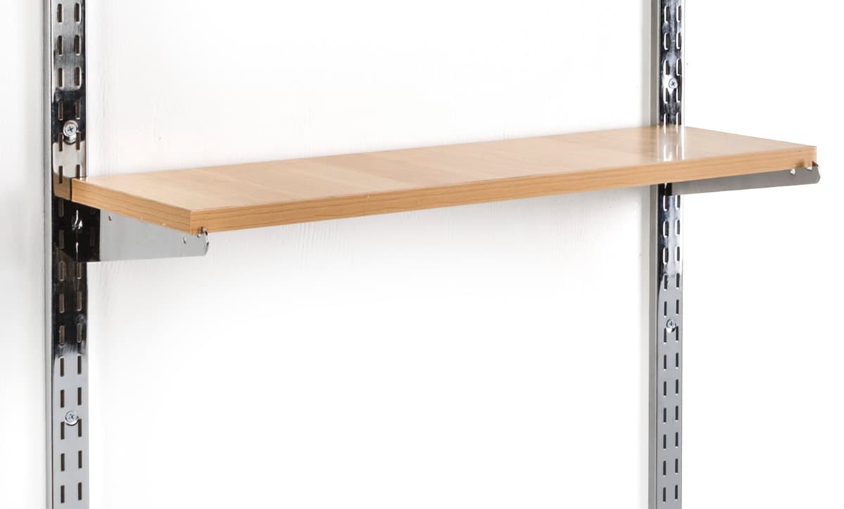 Laminated MDF Narrow Wood Shelving